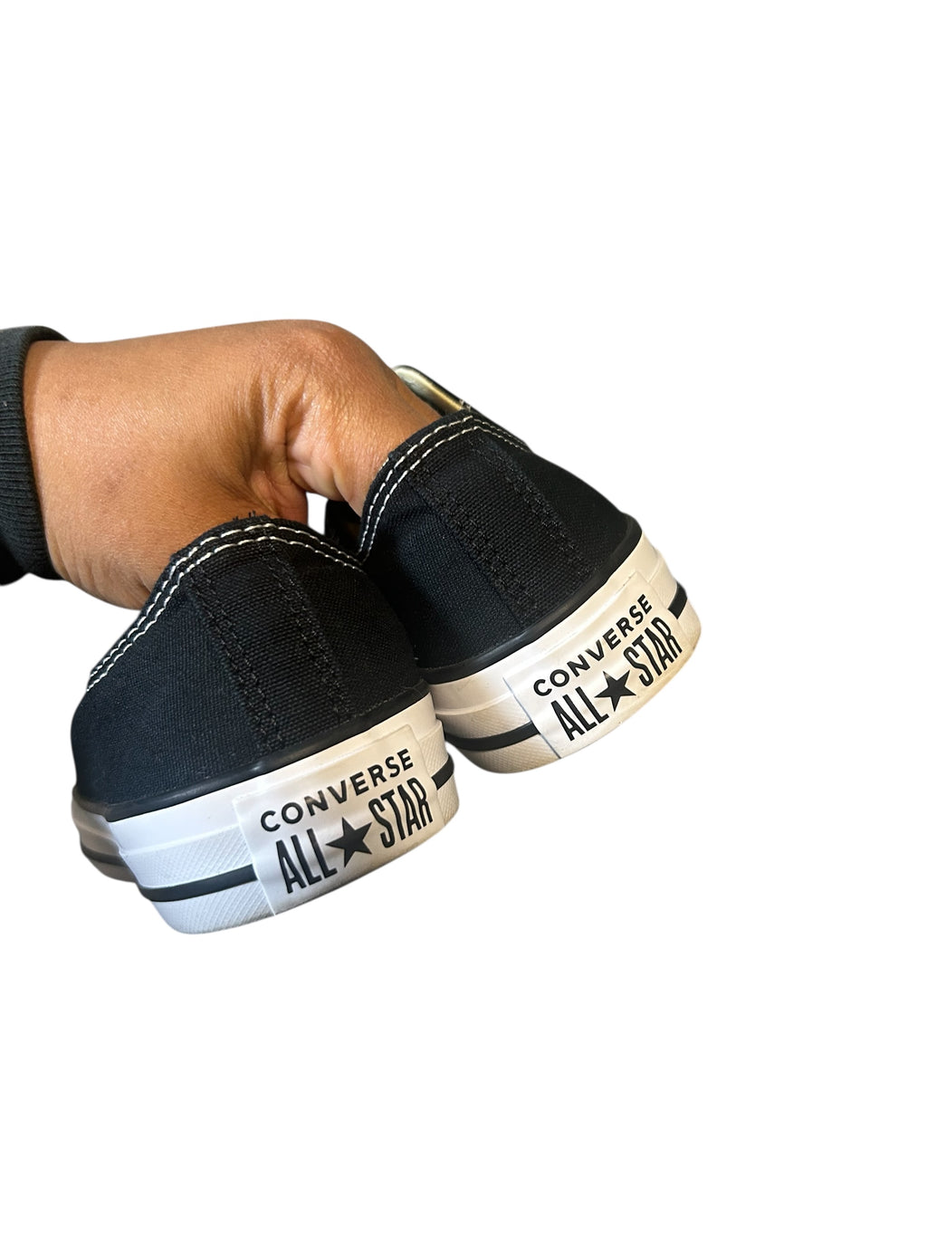 Converse All Star Black White Chuck Taylor Low Top Unisex Men Size 5 (Women 7)