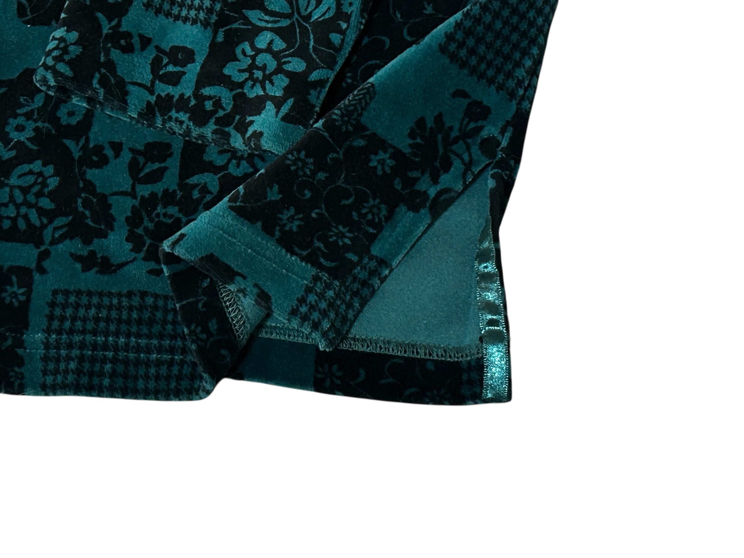 Vintage (Classic Elements Collections) long sleeve velour blouse- Women's size large