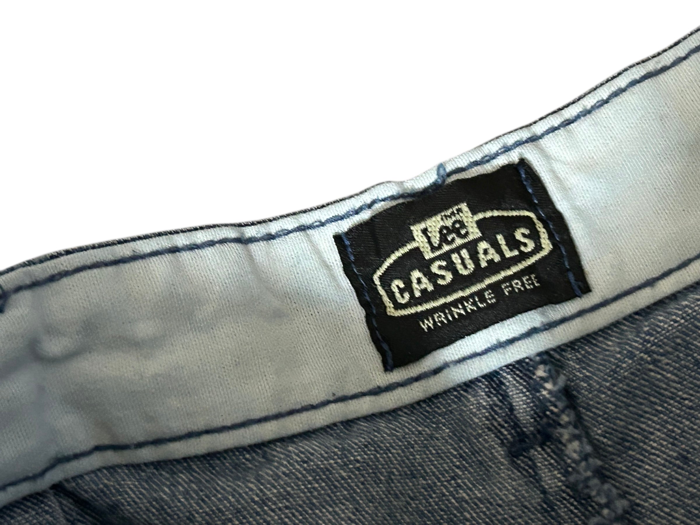 Vintage Lee casual jeans slacks mom jean pleated tapered elastic waist- Women's size 8 petite