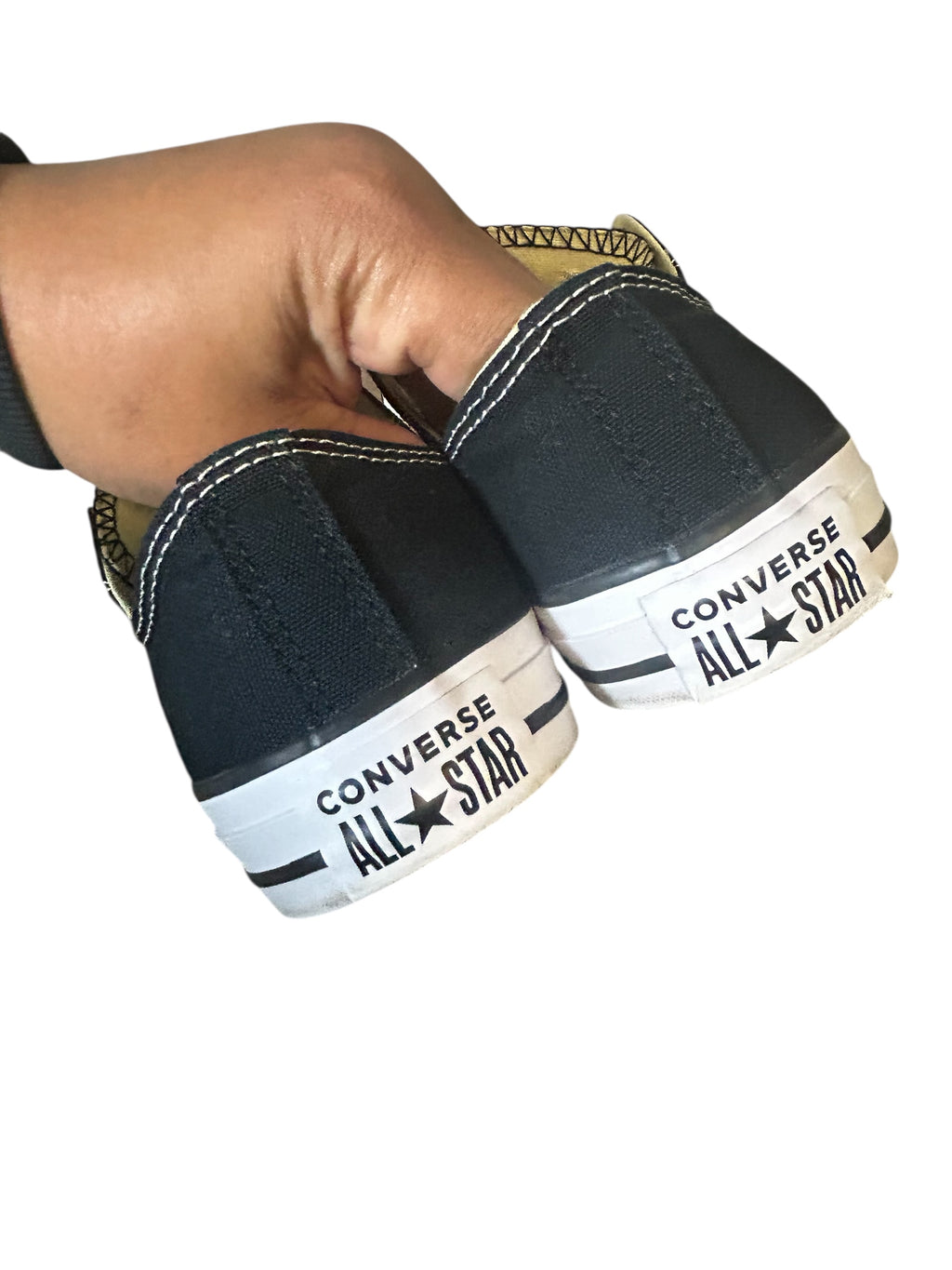 Converse All Star Black White Chuck Taylor Low Top Unisex Men Size 7 (Women 9)