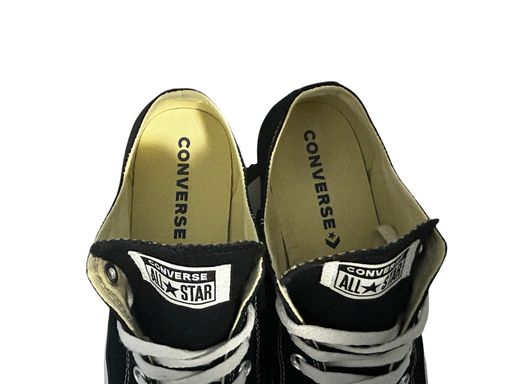 Converse All Star Black White Chuck Taylor Low Top Unisex Men Size 7 (Women 9)