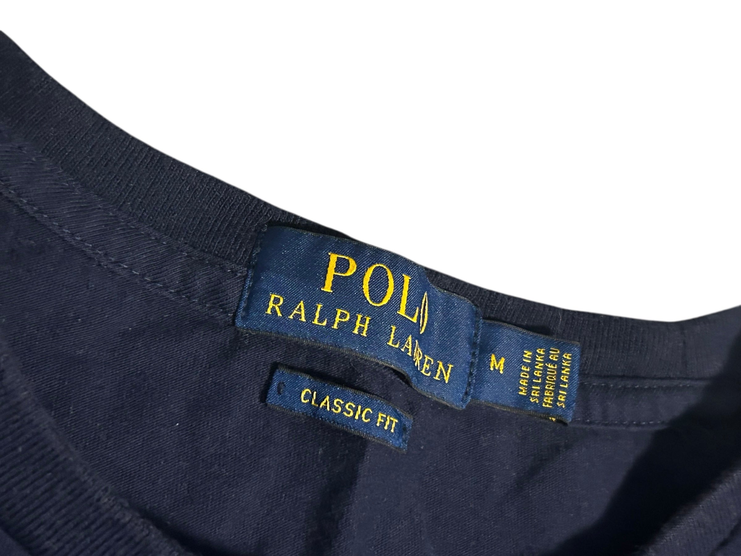 Polo Ralph Lauren Shirt Multi Color Stripe Classic Fit Crest Pocket- Men's size medium