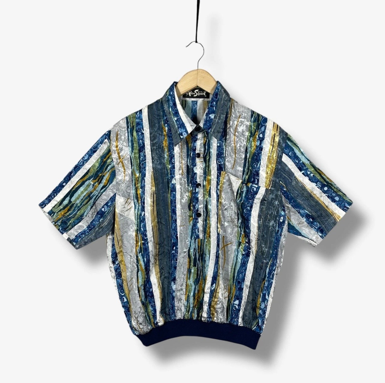 Vintage (Alan Stuart) retro polo shirt- Men's size large