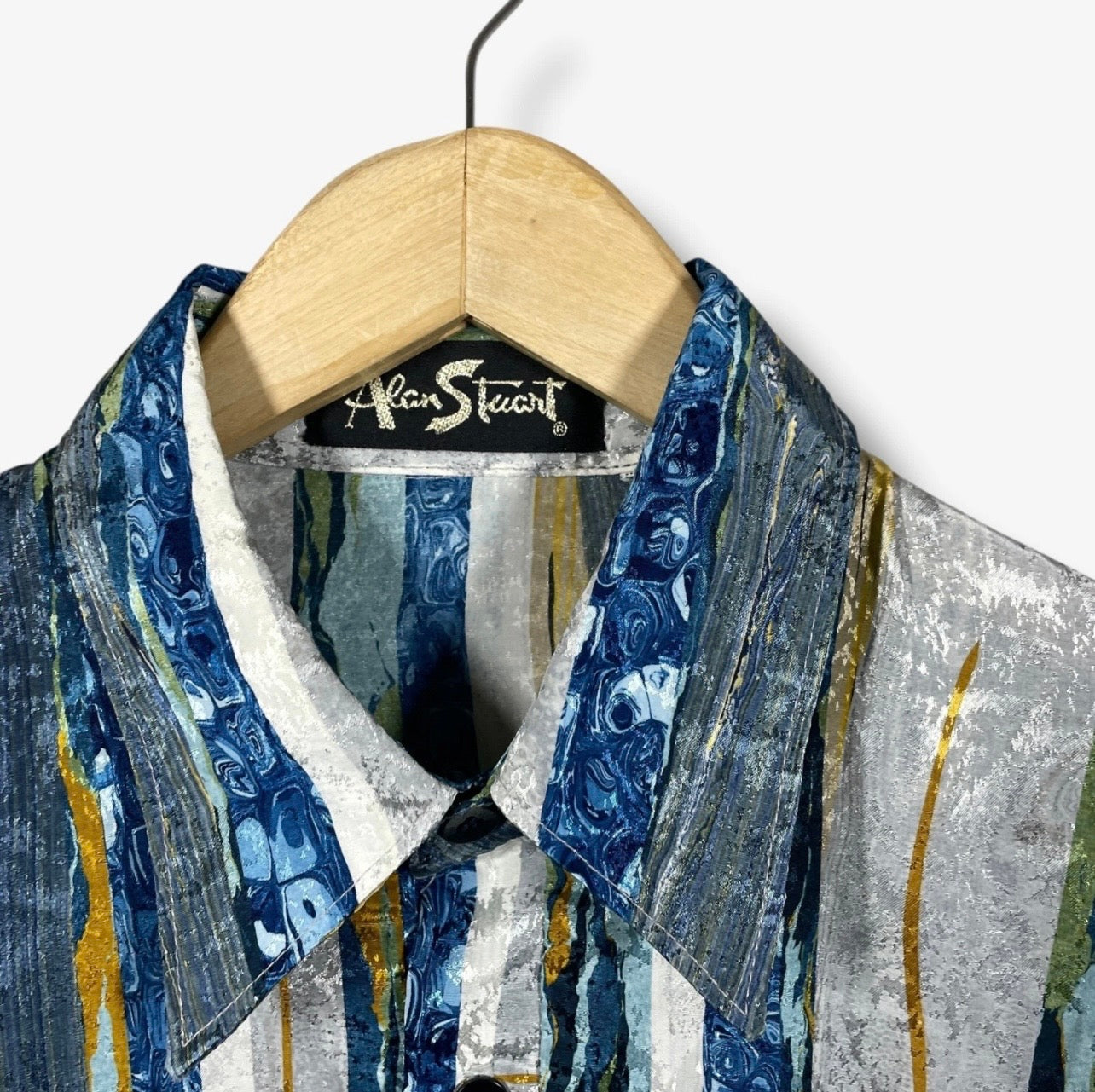 Vintage (Alan Stuart) retro polo shirt- Men's size large