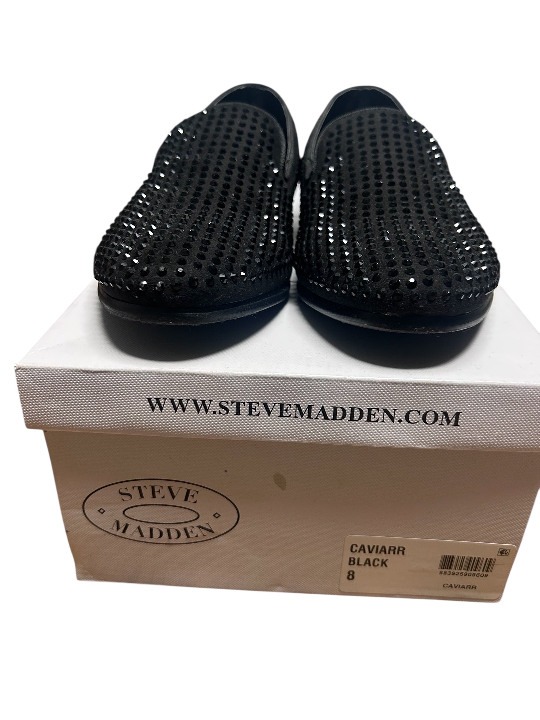 Steve Madden Caviarr Black Loafers Mens Size 8