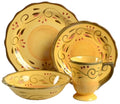 Italian Villa by Home Trends- 4 piece dinnerware set